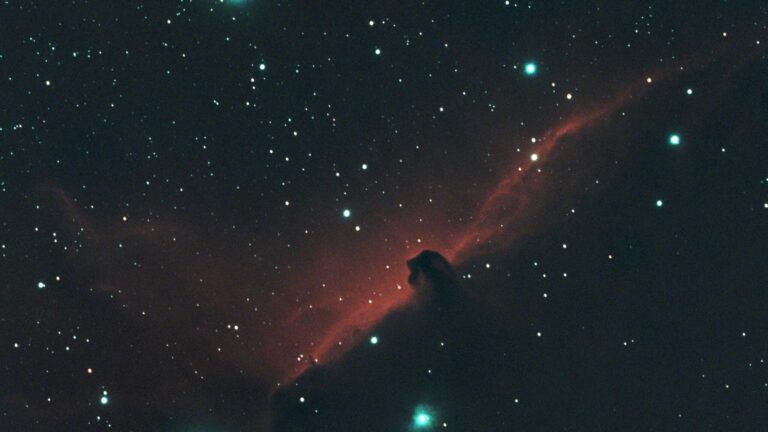 The Horsehead Nebula imaged from a Bortle 9 sky in Florida