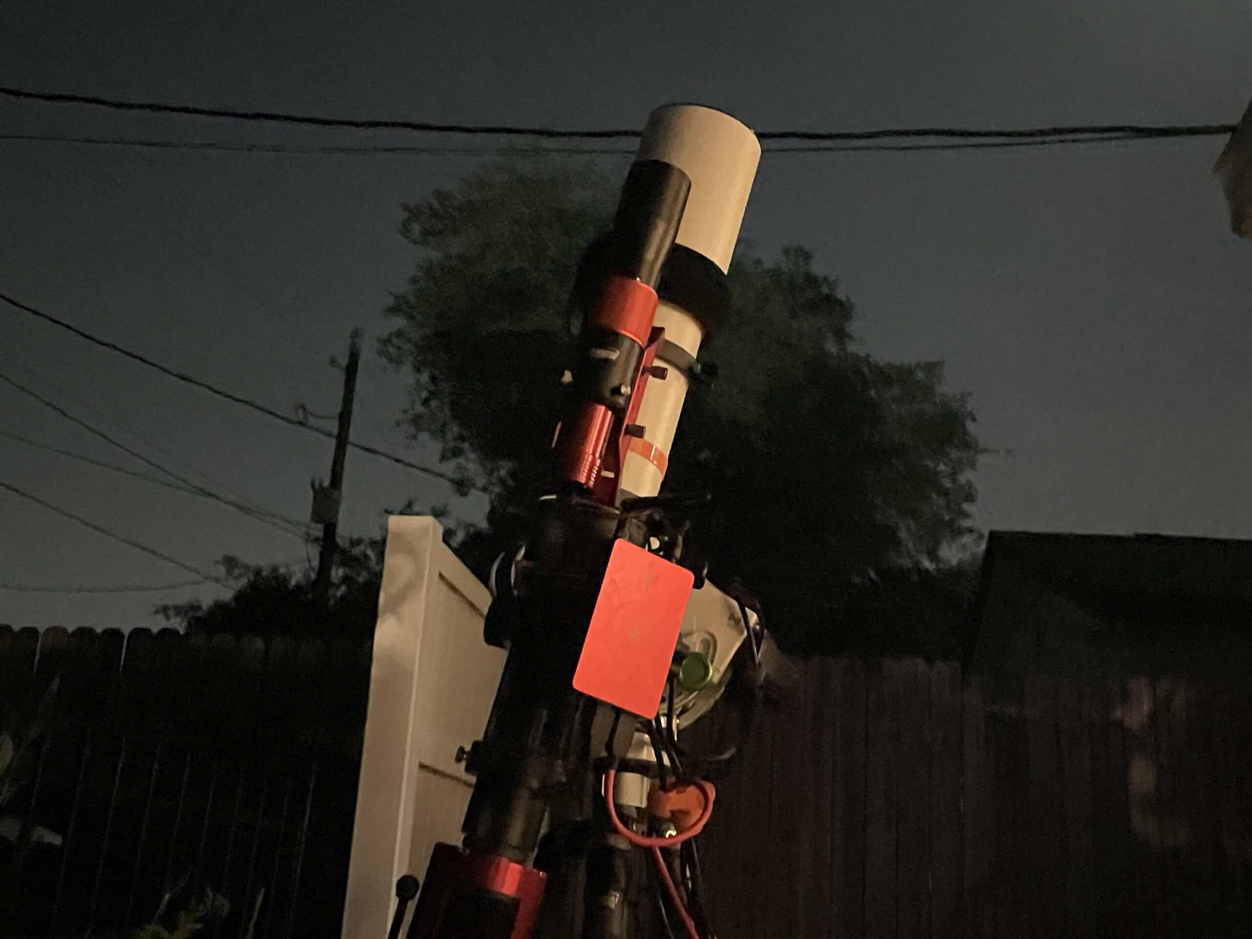 Current Astrophotography rig which includes a Svbony SV503 70mm Telescope, A ZWO ASI533MC Pro Camera and a Star Adventurer GTI Star Tracker